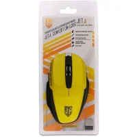 Мышь Jet.A Comfort OM-U38G (черный/желтый) фото 3